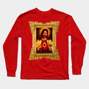 Sacred Heart of Keanu Long Sleeve T-Shirt